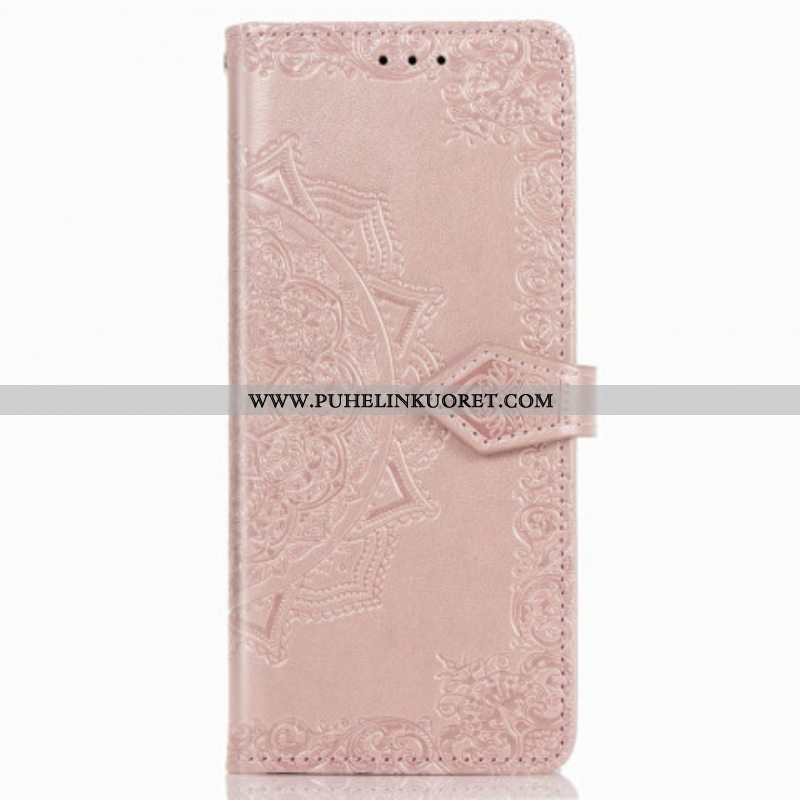 Nahkakotelo Samsung Galaxy Z Fold 3 5G Mandala Keskiaika