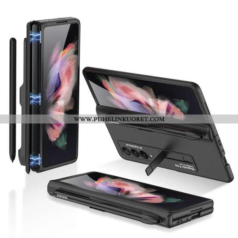 Kuori Samsung Galaxy Z Fold 3 5G Muovinen Jalusta Ja Kynäteline Gkk