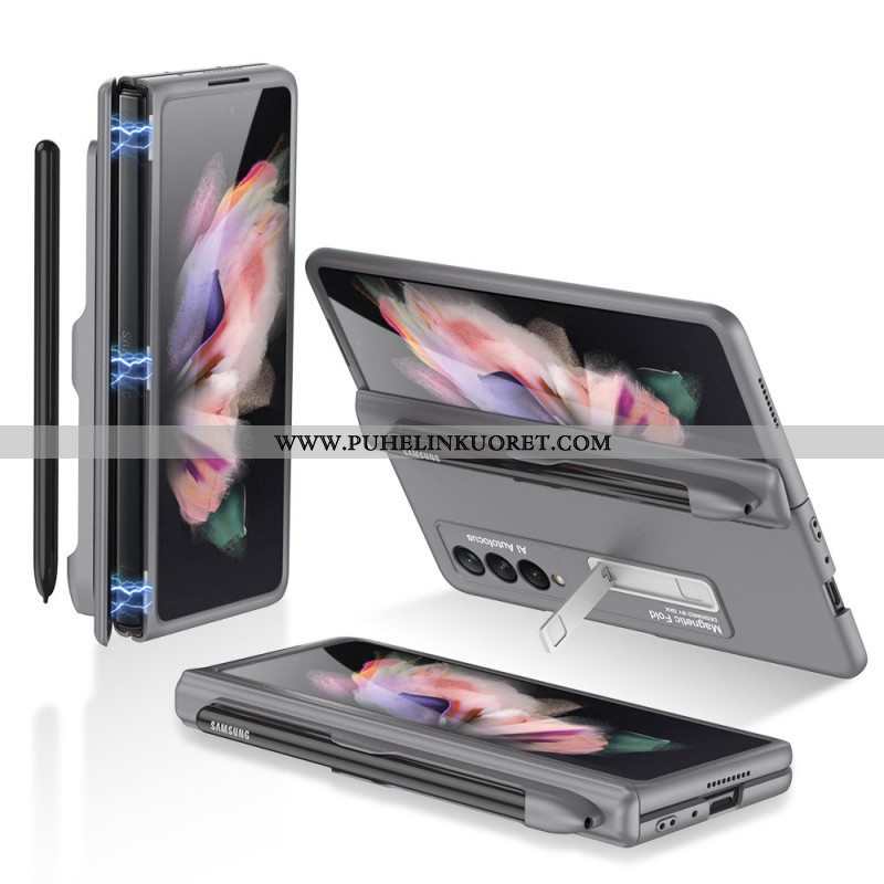 Kuori Samsung Galaxy Z Fold 3 5G Muovinen Jalusta Ja Kynäteline Gkk