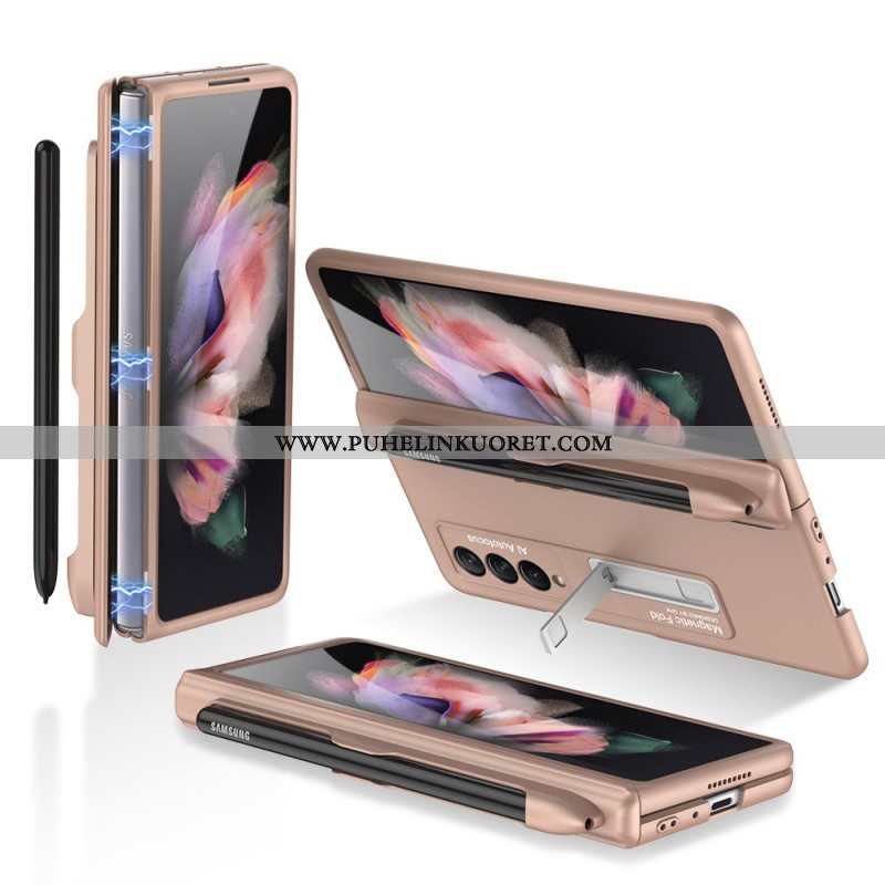 Kuori Samsung Galaxy Z Fold 3 5G Muovinen Jalusta Ja Kynäteline Gkk