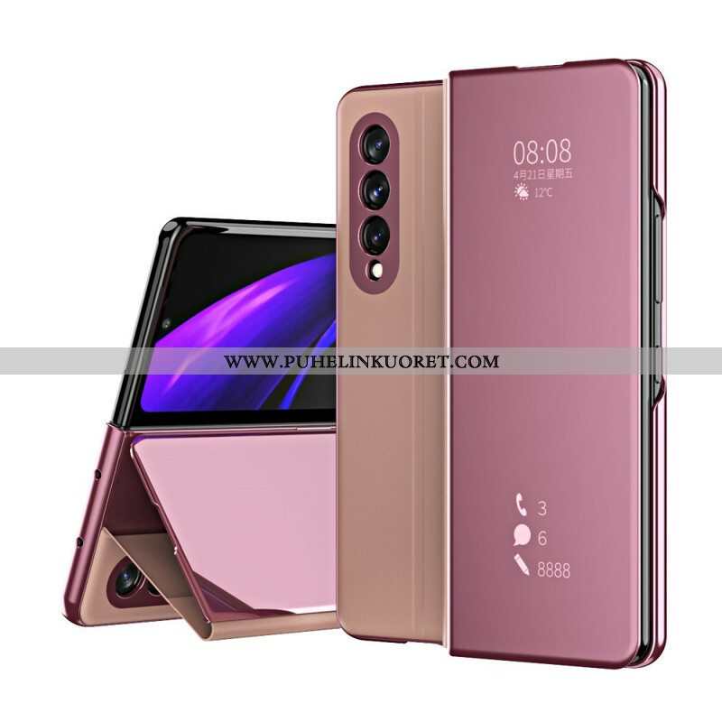 Puhelinkuoret Samsung Galaxy Z Fold 3 5G Kotelot Flip Peilin Kansi