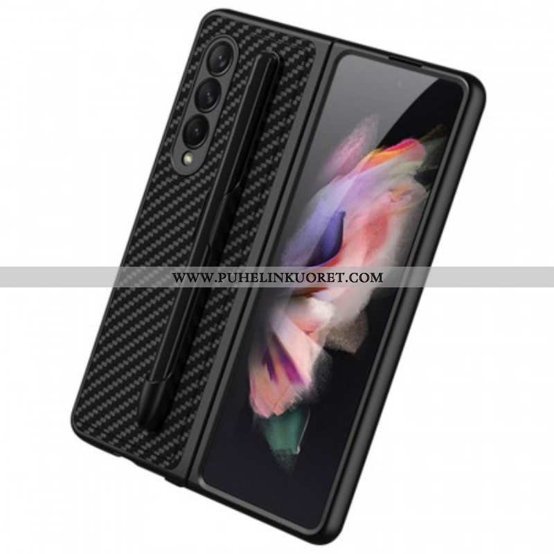 Kuori Samsung Galaxy Z Fold 3 5G Hiilikuitukynän Pidike Gkk