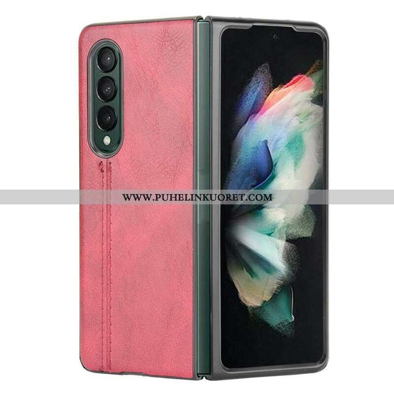 Case Samsung Galaxy Z Fold 3 5G Couture-nahkaefekti