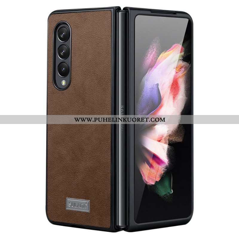 Kuori Samsung Galaxy Z Fold 3 5G Keinonahka Sulada