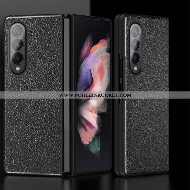 Kuori Samsung Galaxy Z Fold 4 Litsipinnoitettu Keinonahka