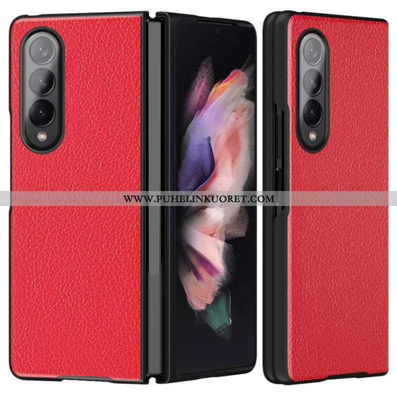 Kuori Samsung Galaxy Z Fold 4 Litsipinnoitettu Keinonahka