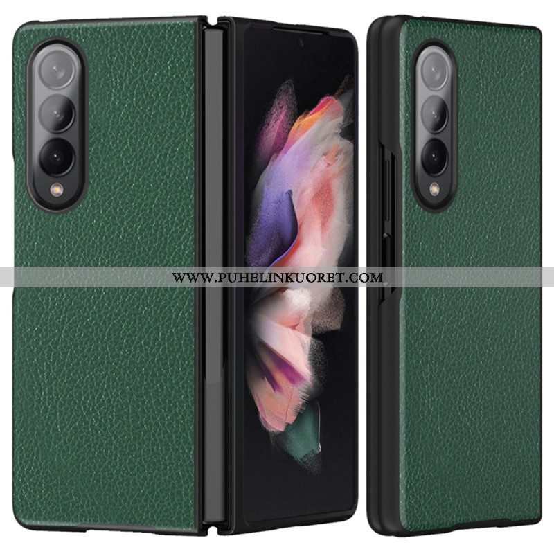 Kuori Samsung Galaxy Z Fold 4 Litsipinnoitettu Keinonahka