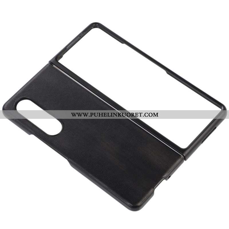 Case Samsung Galaxy Z Fold 4 Vanhentunut Tekonahka