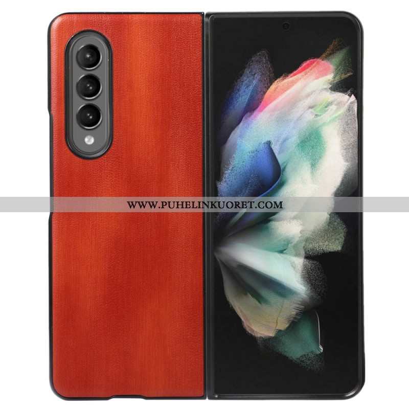 Case Samsung Galaxy Z Fold 4 Vanhentunut Tekonahka