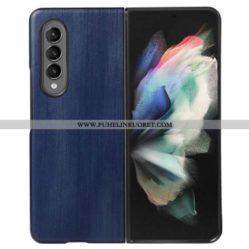 Case Samsung Galaxy Z Fold 4 Vanhentunut Tekonahka