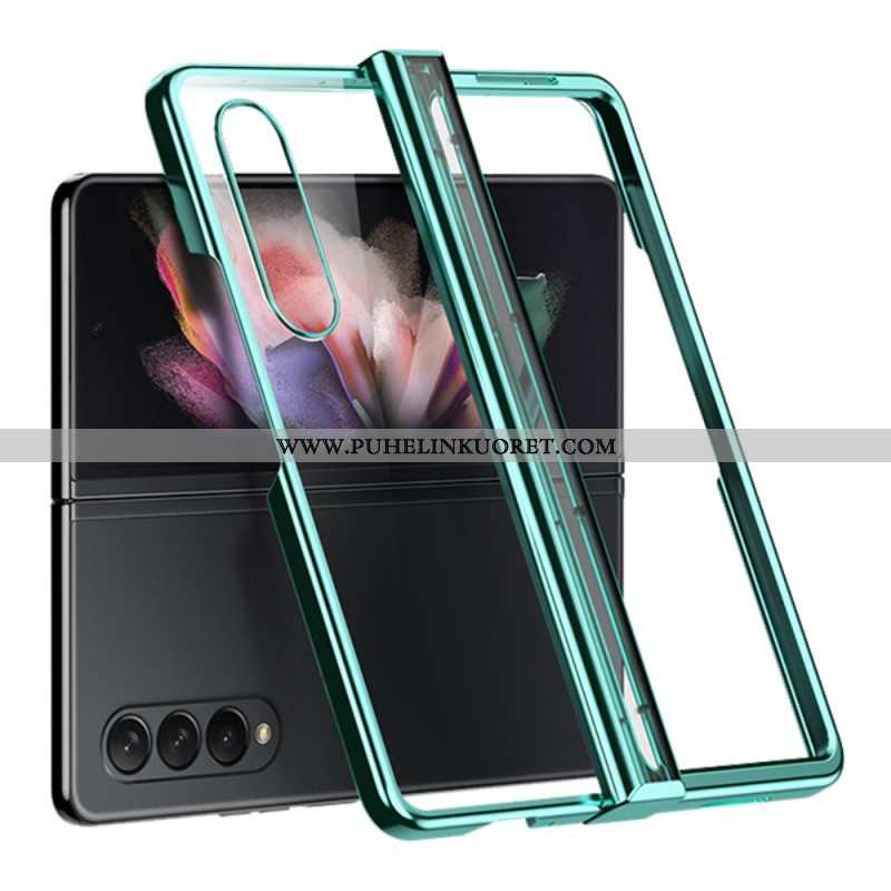 Kuori Samsung Galaxy Z Fold 4 Kirkas Metallinen Saranoitu