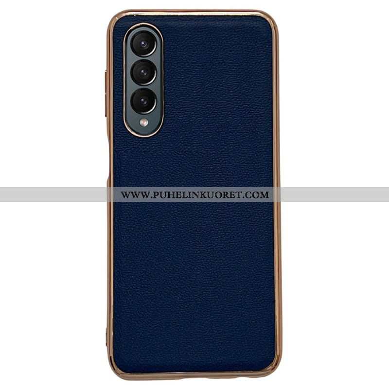 Kuori Samsung Galaxy Z Fold 4 Faux Calfskin