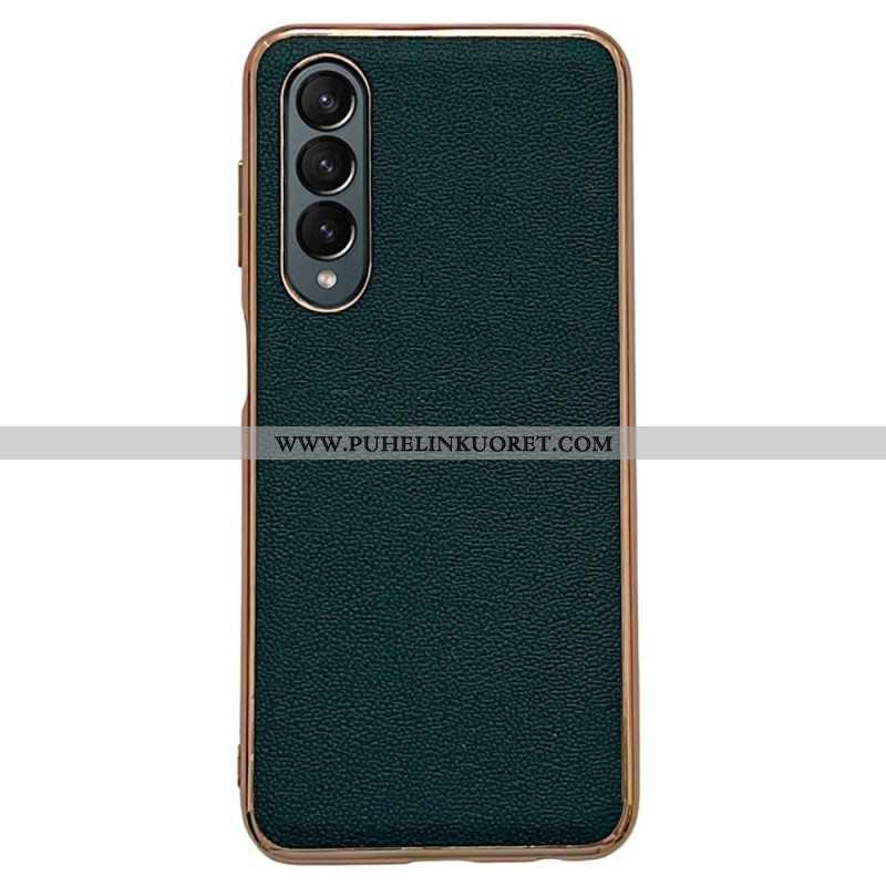 Kuori Samsung Galaxy Z Fold 4 Faux Calfskin