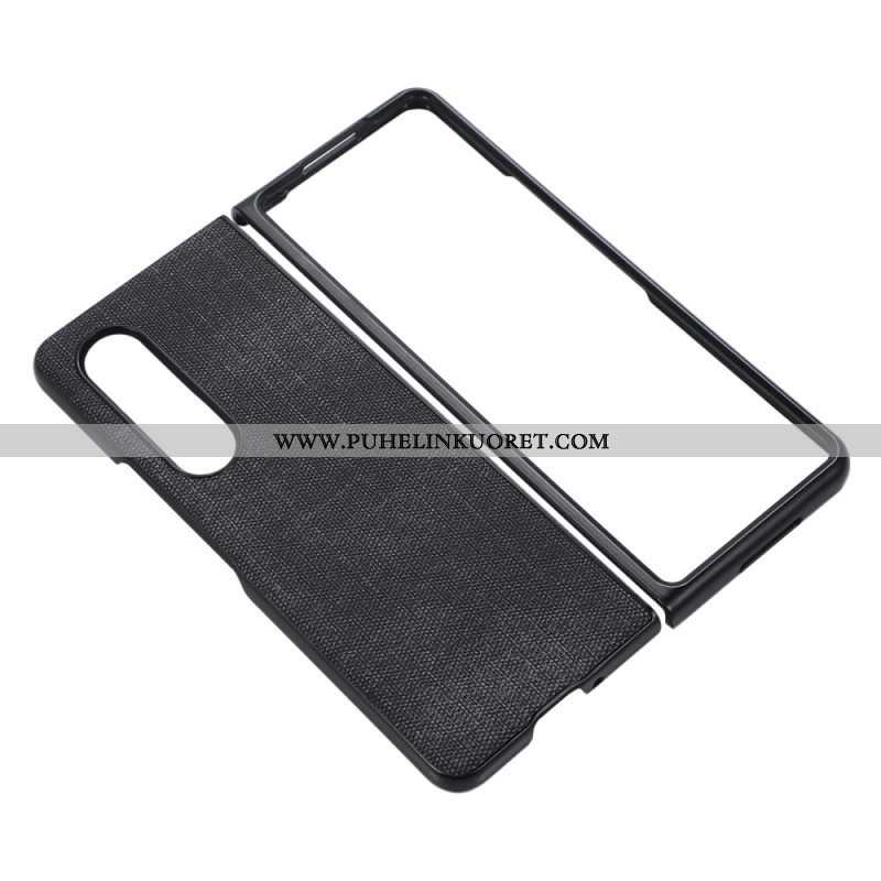 Case Samsung Galaxy Z Fold 4 Kudottu Keinonahka