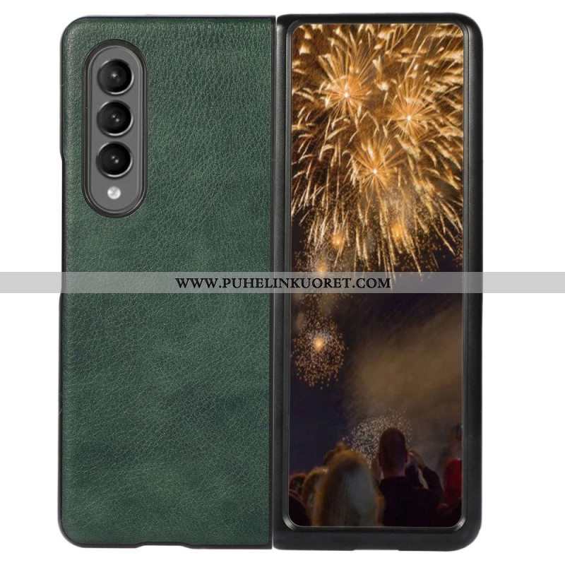 Kuori Samsung Galaxy Z Fold 4 Klassinen Keinonahka