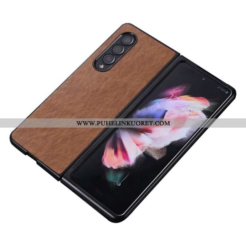 Case Samsung Galaxy Z Fold 4 Faux Nahka Nylon Texture