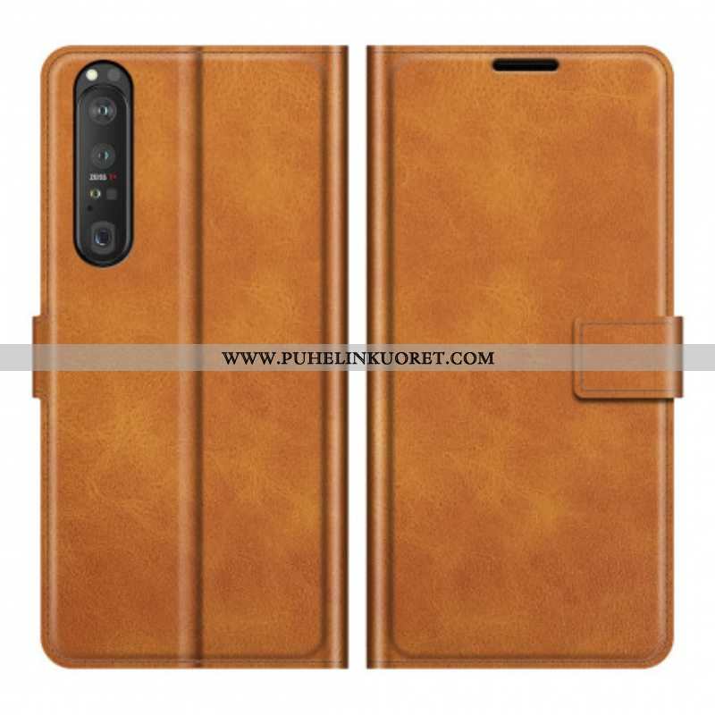 Kotelot Sony Xperia 1 III Ohut Extreme Leather -efekti