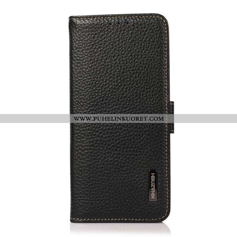 Flip Case Sony Xperia 1 IV Litsi Nahka Khazneh Rfid