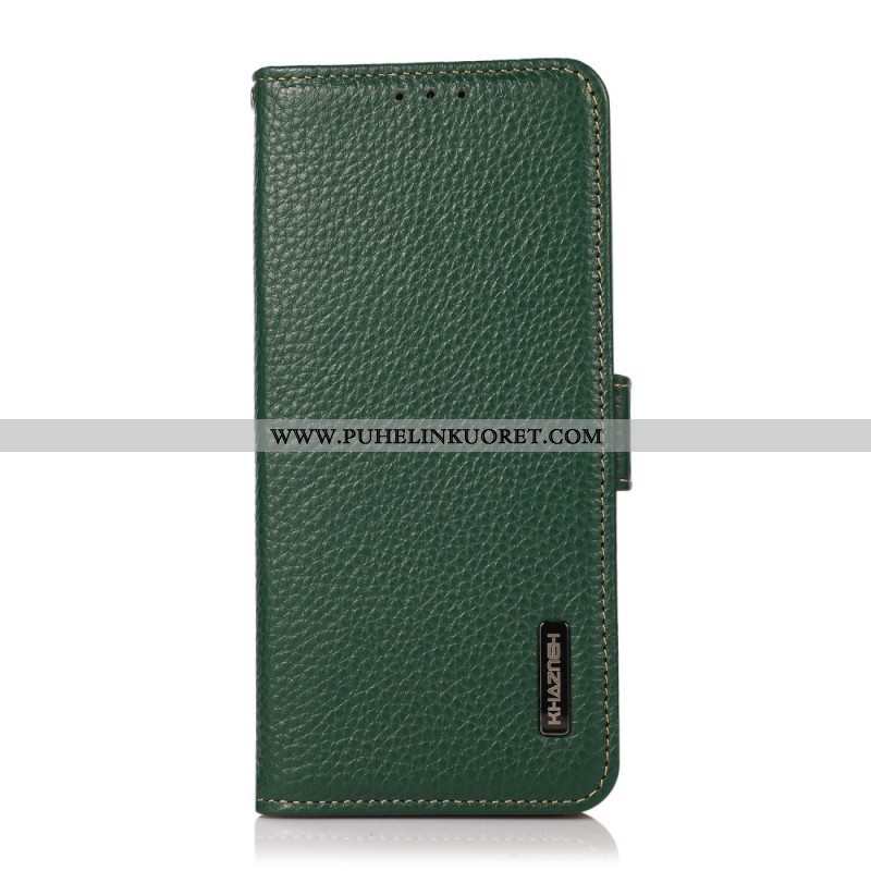 Flip Case Sony Xperia 1 IV Litsi Nahka Khazneh Rfid