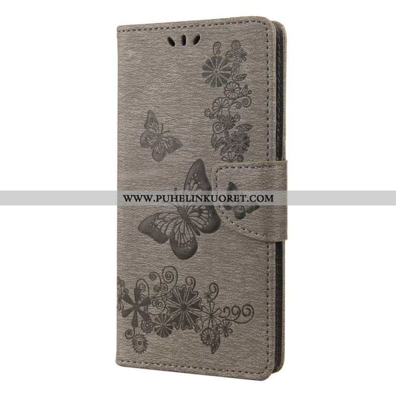 Flip Case Sony Xperia 10 IV Perhosia Lennossa