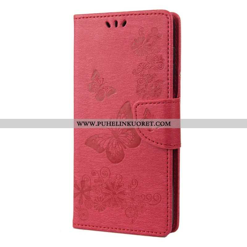 Flip Case Sony Xperia 10 IV Perhosia Lennossa