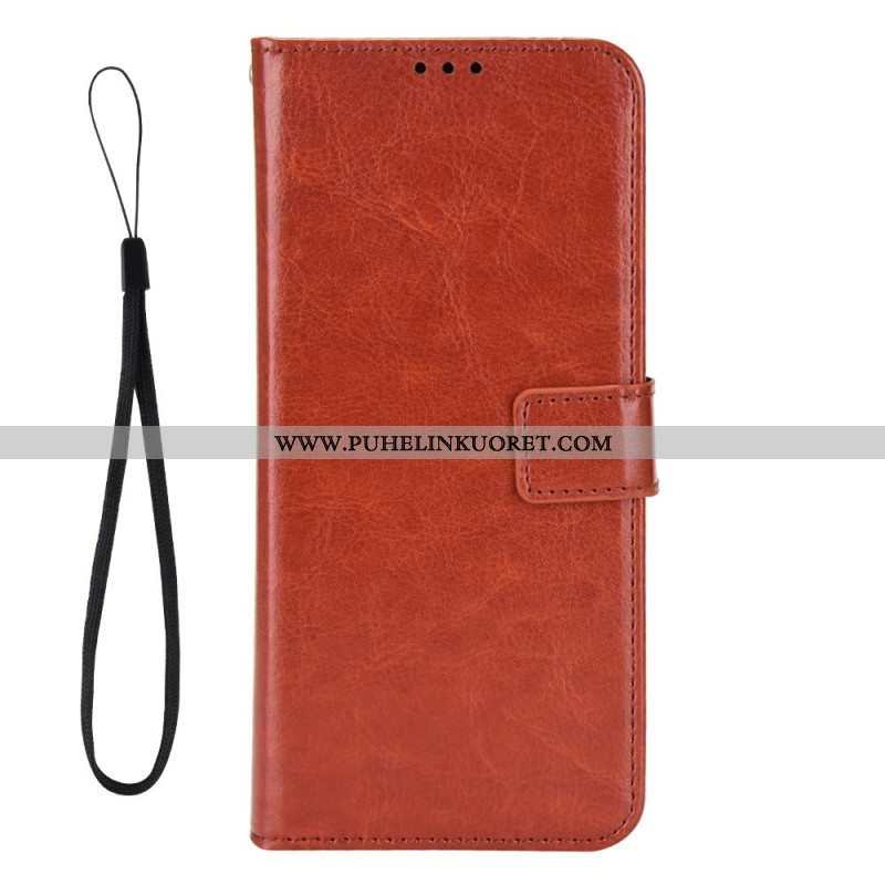 Flip Case Sony Xperia 10 IV Näyttävä Keinonahka