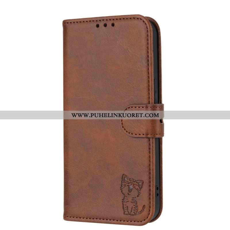 Flip Case Sony Xperia 10 IV Pieni Kissanpentu