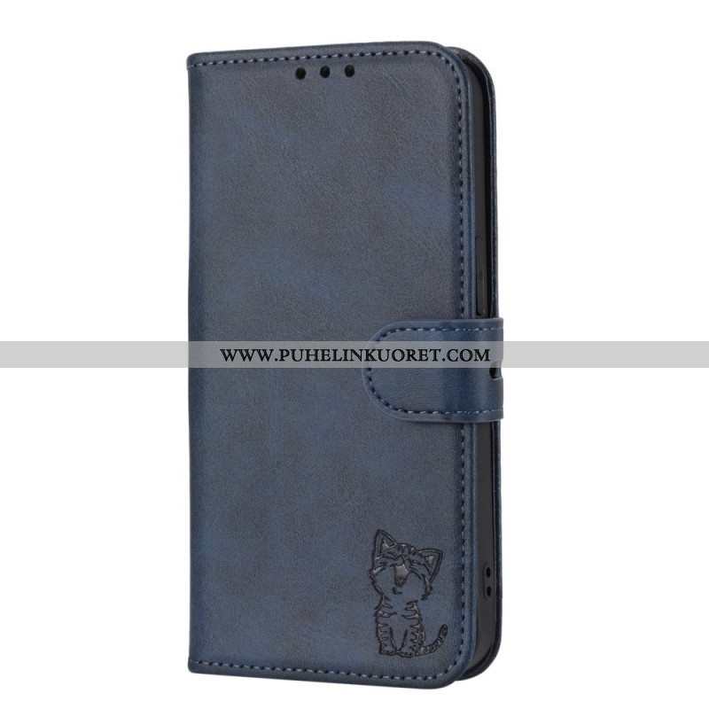 Flip Case Sony Xperia 10 IV Pieni Kissanpentu