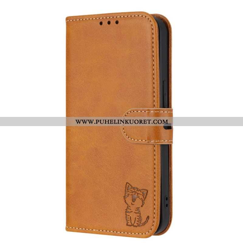 Flip Case Sony Xperia 10 IV Pieni Kissanpentu