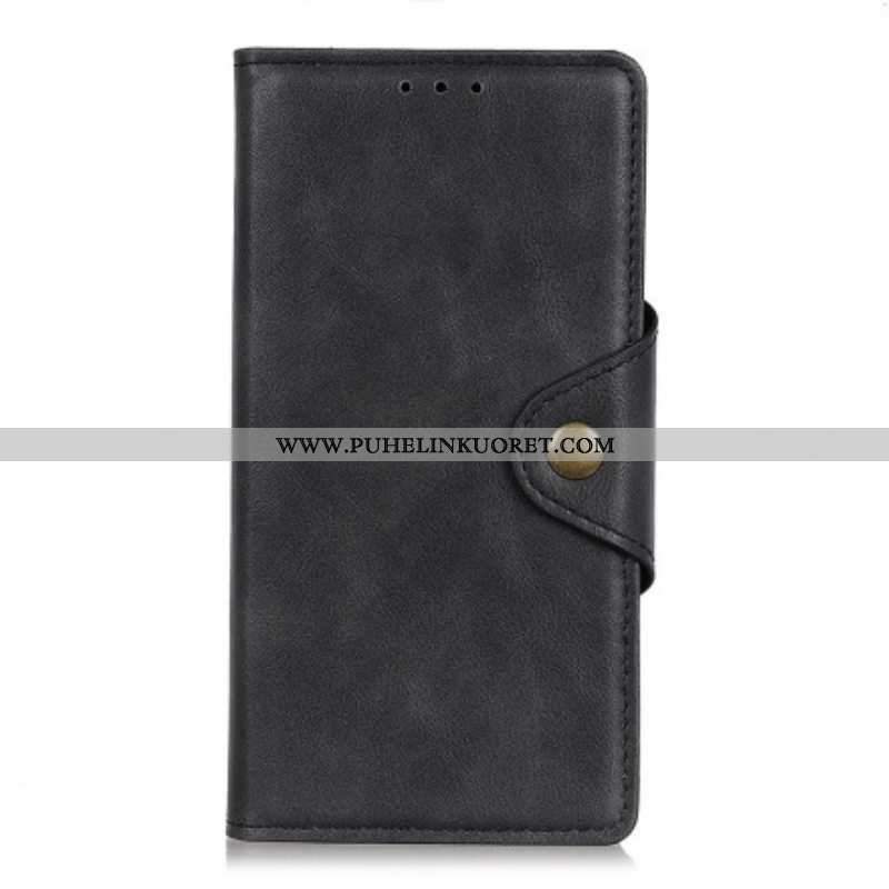 Flip Case Sony Xperia 5 III Keinonahkainen Nappi