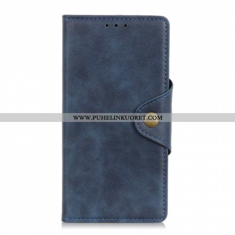 Flip Case Sony Xperia 5 III Keinonahkainen Nappi