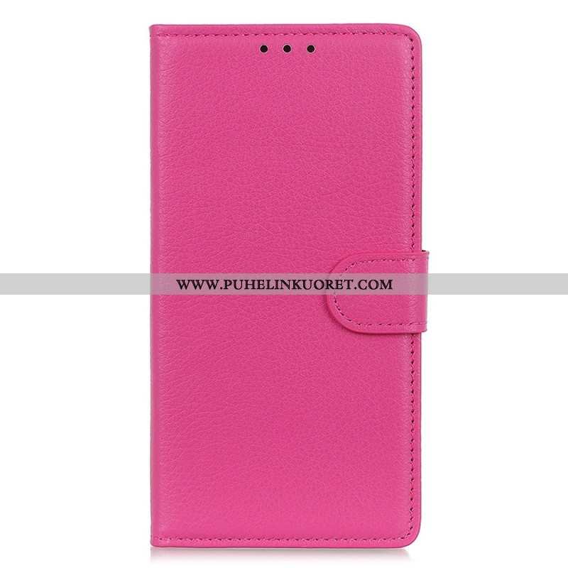 Kotelot Sony Xperia 5 IV Perinteinen Litchi Faux Leather