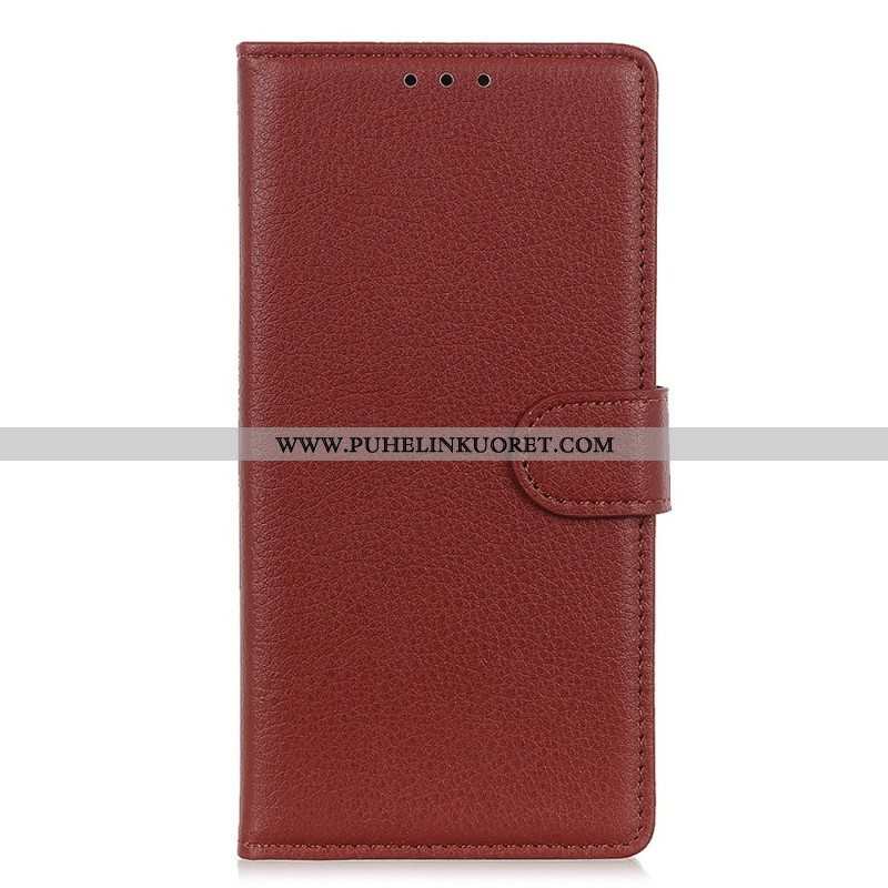 Kotelot Sony Xperia 5 IV Perinteinen Litchi Faux Leather