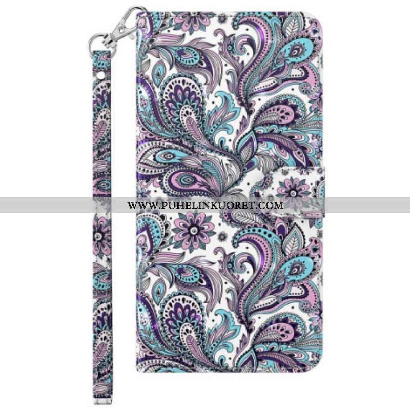 Kotelot Sony Xperia 5 IV Suojaketju Kuori Strappy Paisley -kuvio