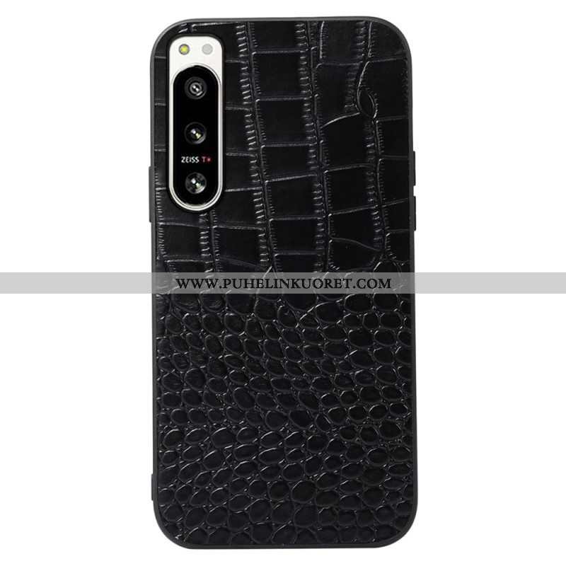 Case Sony Xperia 5 IV Aito Crocodile Texture -nahka