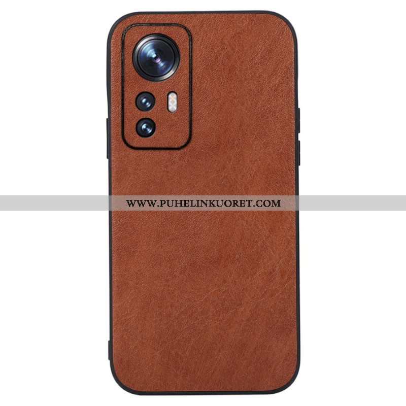 Case Xiaomi 12 / 12X Elegance Leather Effect