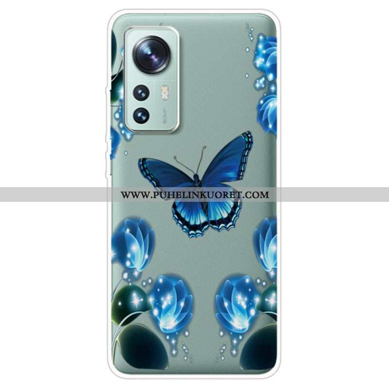 Kuori Xiaomi 12 / 12X Enchanted Butterfly Silikoni