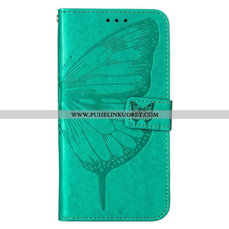 Kotelot Xiaomi 12 Lite Butterfly Design Kaulanauhalla