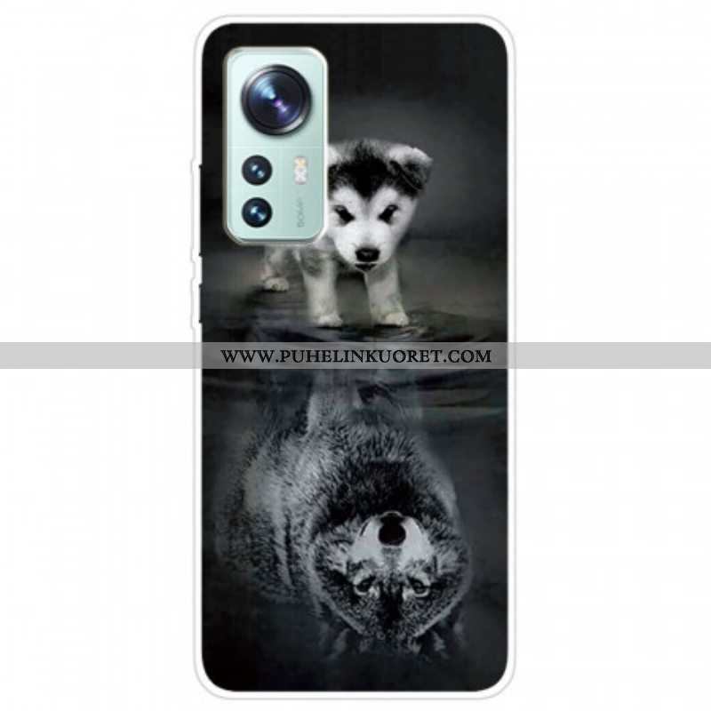 Case Xiaomi 12 Pro Silikoni Puppy Dream