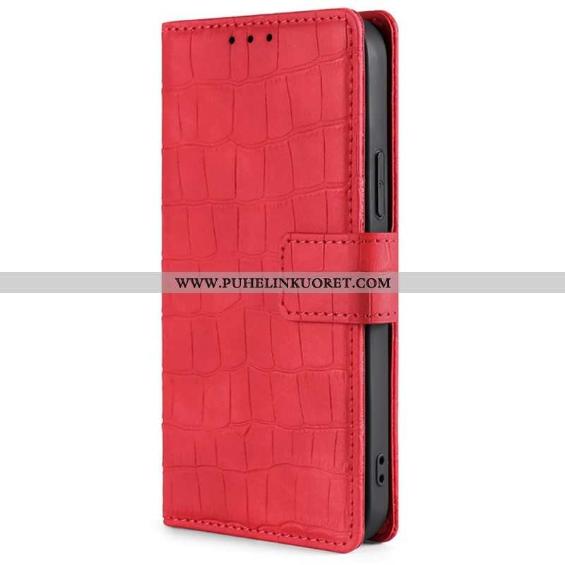 Flip Case Xiaomi 12T / 12T Pro Ihokosketuskrokotiili