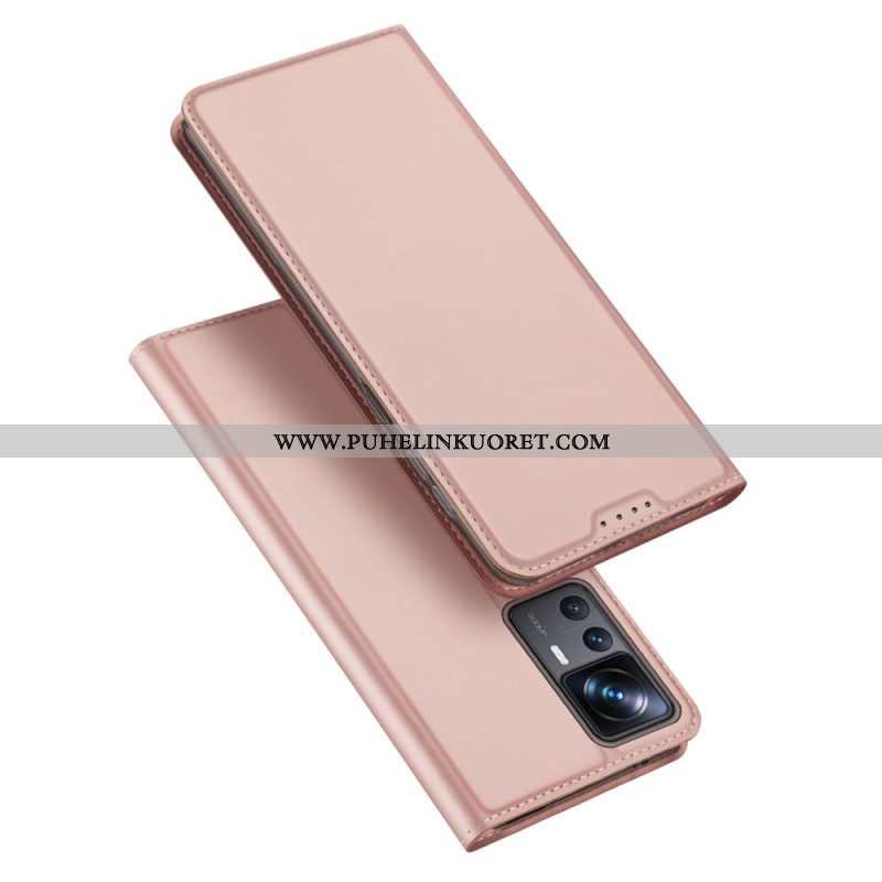 Puhelinkuoret Xiaomi 12T / 12T Pro Kotelot Flip Skin-pro-sarja Dux Ducis