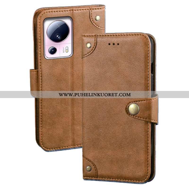 Flip Case Xiaomi 13 Lite Vintage Idewei