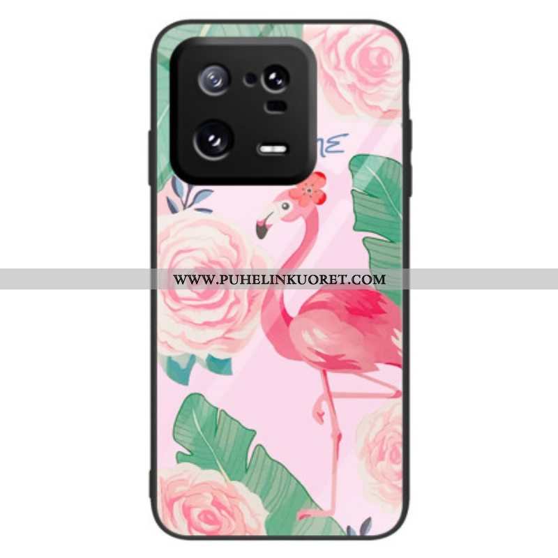 Case Xiaomi 13 Pro Flamingo Karkaistu Lasi