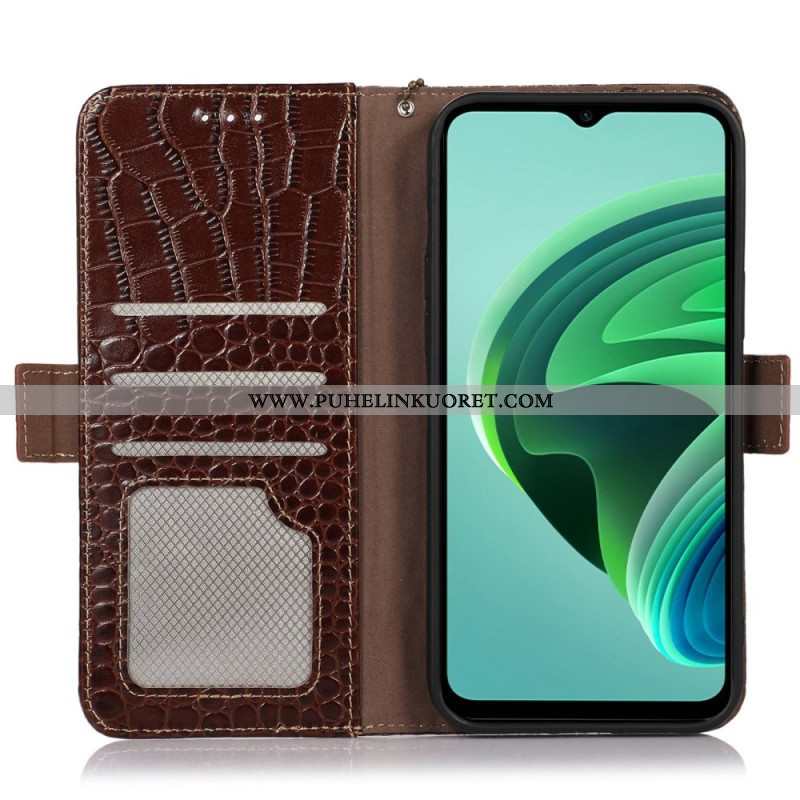 Kotelot Xiaomi Redmi A1 Crocodile Style Rfid