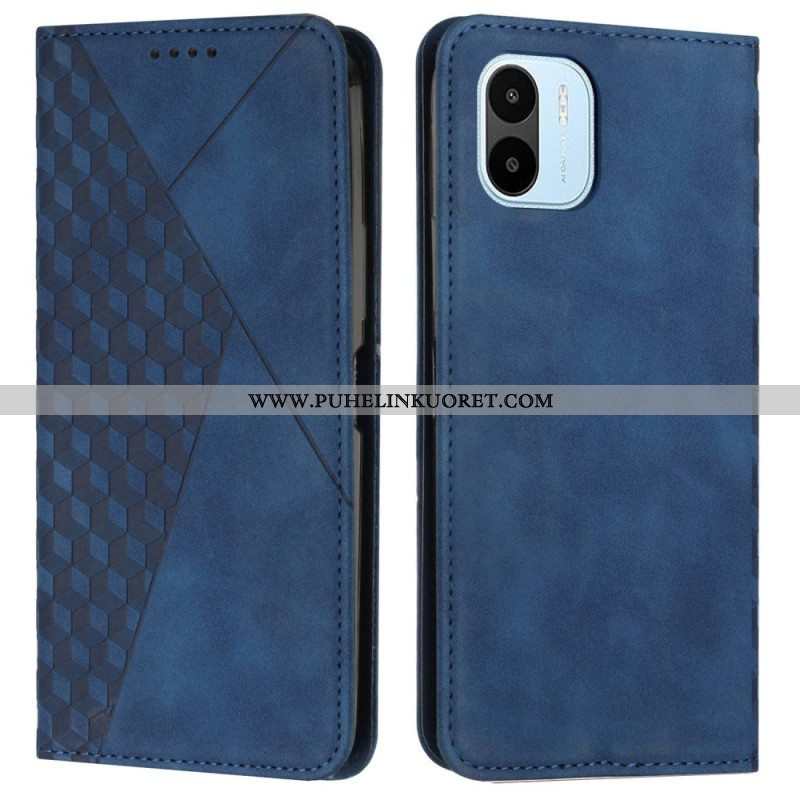 Puhelinkuoret Xiaomi Redmi A1 Kotelot Flip Cubic Style Skin-touch