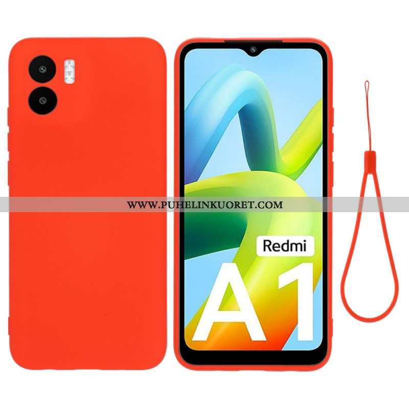 Kuori Xiaomi Redmi A1 Suojaketju Kuori Strappy Nestemäinen Silikoni