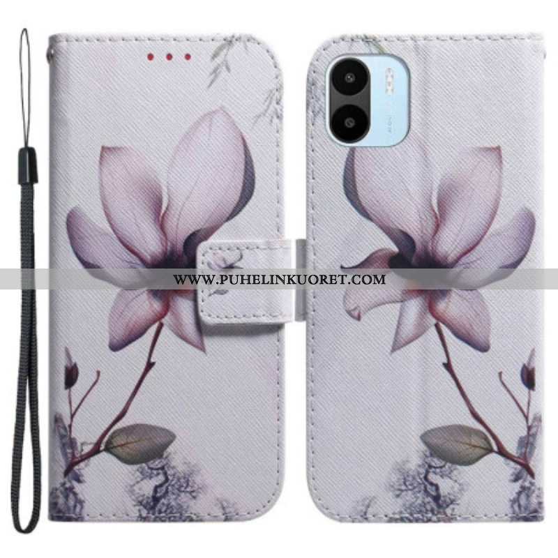 Kotelot Xiaomi Redmi A1 Flower Dusty Pink