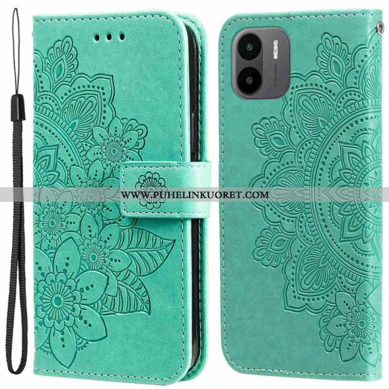 Nahkakotelo Xiaomi Redmi A1 Kukka Mandala