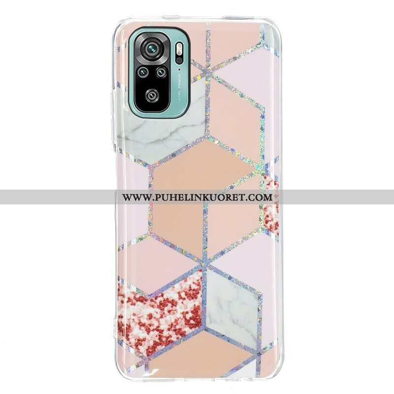 Kuori Xiaomi Redmi Note 10 / 10S Marble Geometry