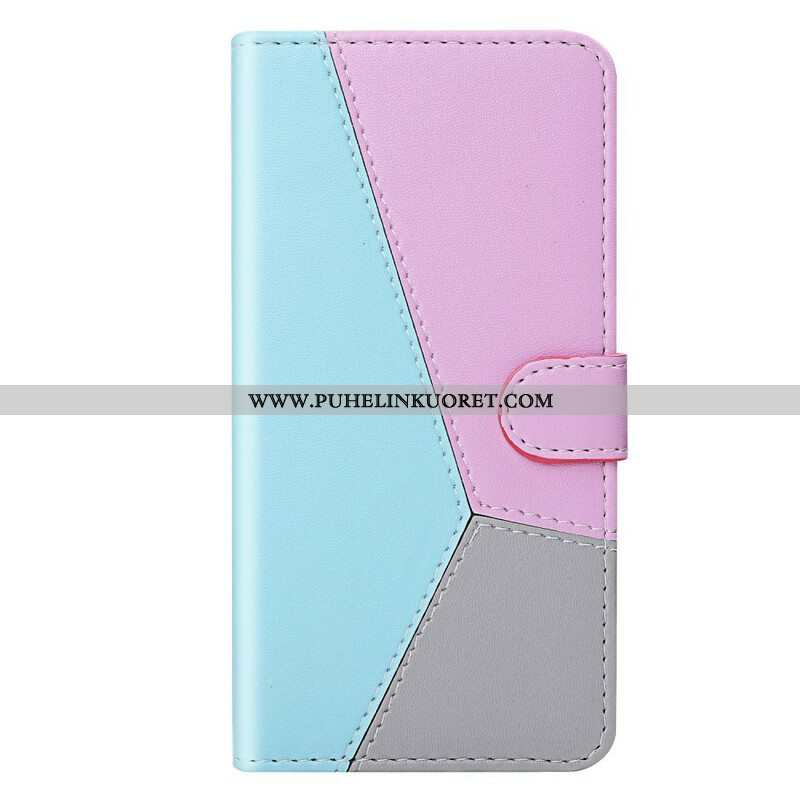 Kotelot Xiaomi Redmi Note 10 / 10S Tricolor Leather Effect